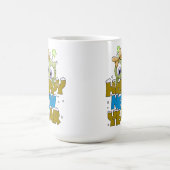Taza para año nuevo con búho lindo モーフィングマグカップ (中央)