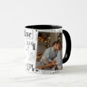 Taza para café personalizada con foto de pareja マグカップ (正面右)