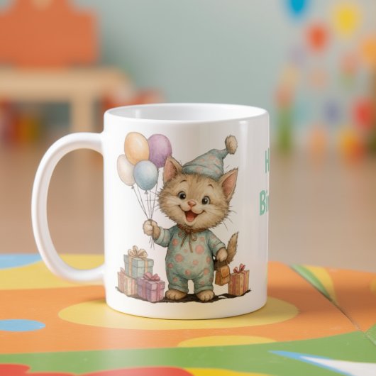 Taza para cumpleaños infantil コーヒーマグカップ
