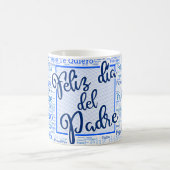 Taza para Día del Padre - "Feliz dia del Padre" コーヒーマグカップ (中央)