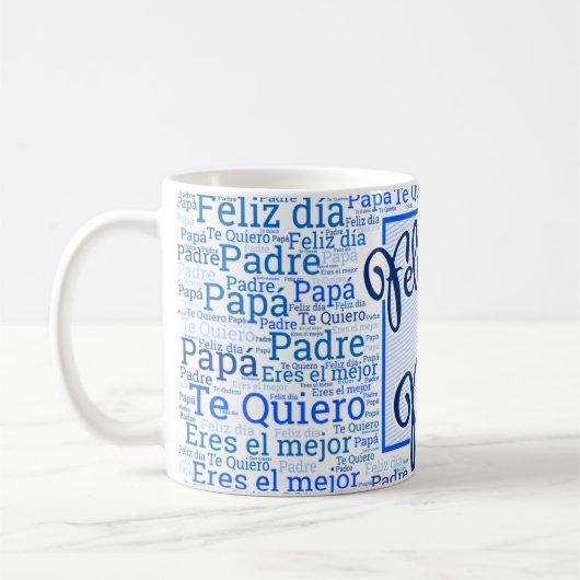 Taza para Día del Padre - "Feliz dia del Padre" コーヒーマグカップ (左)