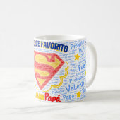 Taza para Día del Padre - "Mi heroe" コーヒーマグカップ (正面右)