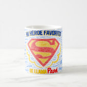 Taza para Día del Padre - "Mi heroe" コーヒーマグカップ (中央)