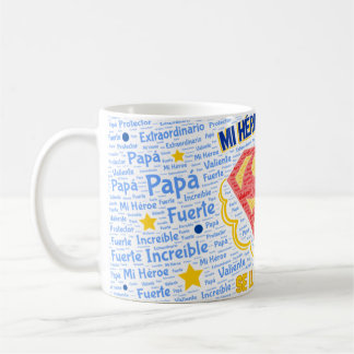 Taza para Día del Padre - "Mi heroe" コーヒーマグカップ
