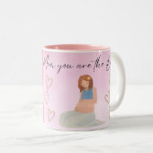 Taza para Mama  eres la Mejor ツートーンマグカップ (正面右)