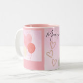 Taza para Mama  eres la Mejor ツートーンマグカップ (正面左)