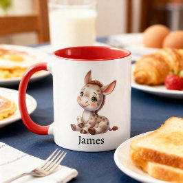 Taza para niños con diseño de adorable animalito マグカップ