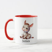 Taza para niños con diseño de adorable animalito マグカップ (左)