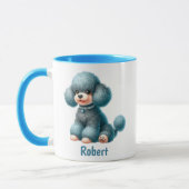 Taza para niños personalizada con diseño de animal マグカップ (左)