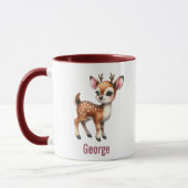 Taza para niños personalizada con diseño de animal マグカップ (左)