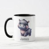 Taza para niños personalizada con diseño de animal マグカップ (左)