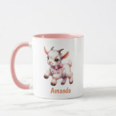 Taza para niños personalizada con diseño de animal マグカップ (左)