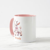 Taza para niños personalizada con diseño de animal マグカップ (正面左)