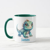 Taza para niños personalizada con diseño de animal マグカップ (左)
