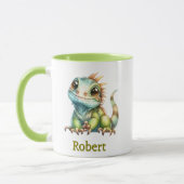 Taza para niños personalizada con diseño de animal マグカップ (左)