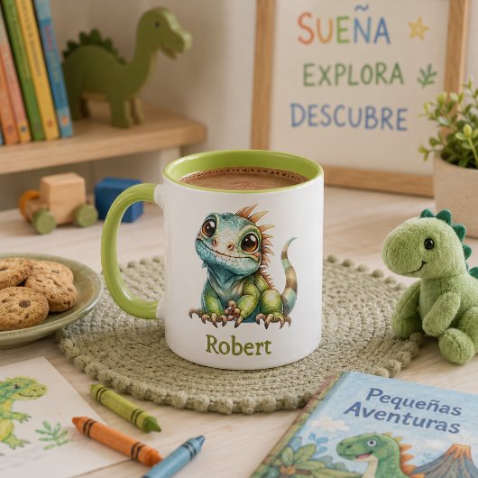 Taza para niños personalizada con diseño de animal マグカップ