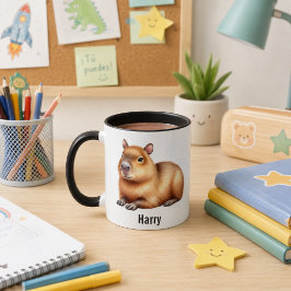 Taza para niños personalizada con diseño de animal マグカップ
