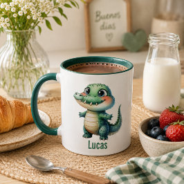 Taza para niños personalizada con diseño de animal マグカップ