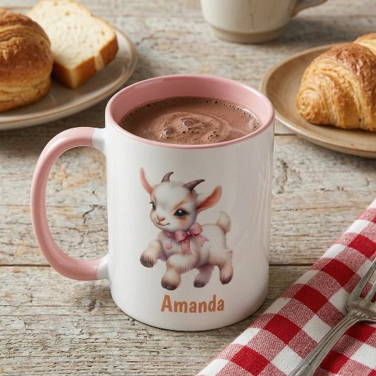 Taza para niños personalizada con diseño de animal マグカップ