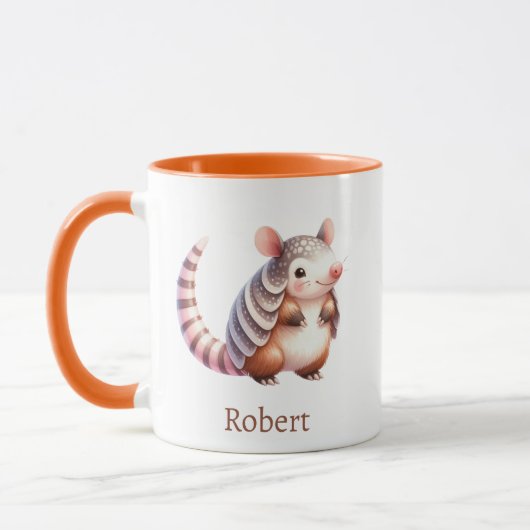 Taza para niños personalizada con diseño de animal マグカップ (左)
