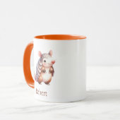 Taza para niños personalizada con diseño de animal マグカップ (正面左)