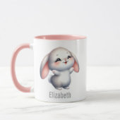 Taza para niños personalizada con diseño de animal マグカップ (左)