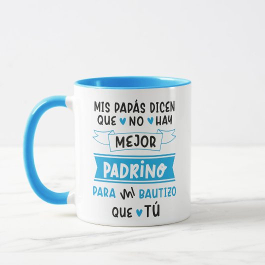 Taza para Padrino de Bautizo 11oz マグカップ (左)