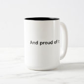 Taza para Procrastinador con Orgullo – Humor de Do ツートーンマグカップ (正面右)