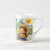 TAZA PARA TODOS ボーンチャイナマグカップ (右)