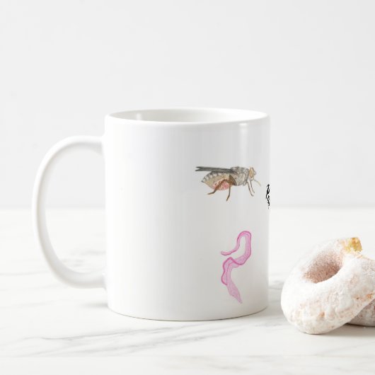 Taza parasitología / Parasitology cup コーヒーマグカップ (ドーナツ)