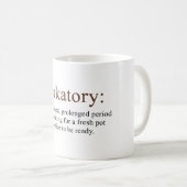 Taza Perkatory コーヒーマグカップ (正面右)