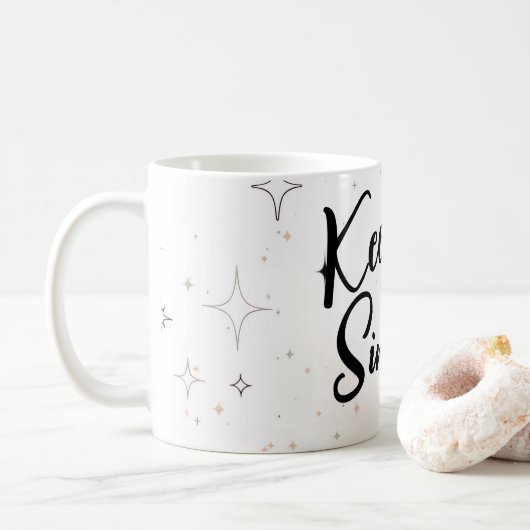 Taza personalizada コーヒーマグカップ (ドーナツ)