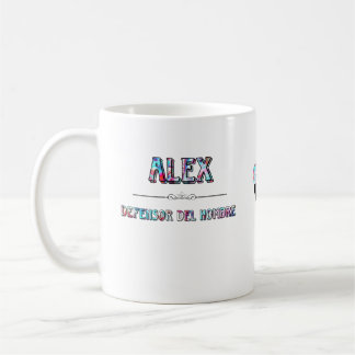 Taza personalizada Alex y su significado コーヒーマグカップ