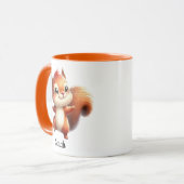 Taza personalizada con ardillita kawaii  マグカップ (正面左)