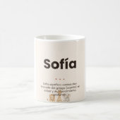 Taza personalizada con nombre y su significado コーヒーマグカップ (中央)