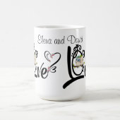 Taza personalizada de san Valentin モーフィングマグカップ (中央)
