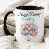 Taza personalizada “Happy Birthday” マグカップ
