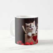 Taza Personalizada |Original Dia de los enamorados コーヒーマグカップ (正面左)