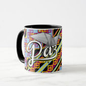 Taza Personalizada Paz マグカップ (正面左)