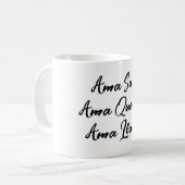 Taza peru genial コーヒーマグカップ (正面左)