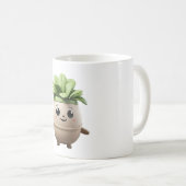 Taza Pipo Crecer – Mensaje Diario コーヒーマグカップ (正面右)