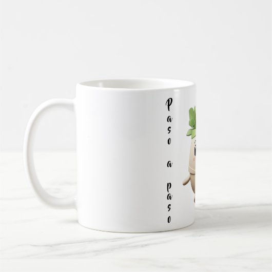 Taza Pipo Paso a Paso – Rutinas Conscientes コーヒーマグカップ (左)