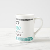 taza poética ボーンチャイナマグカップ (右)