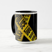 Taza "POLICE  LINE DO NOT CROSS マグカップ (正面左)