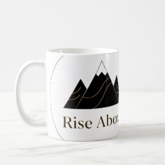 Taza Premium ‘Rise Above’ – Minimalista, Elegante  コーヒーマグカップ