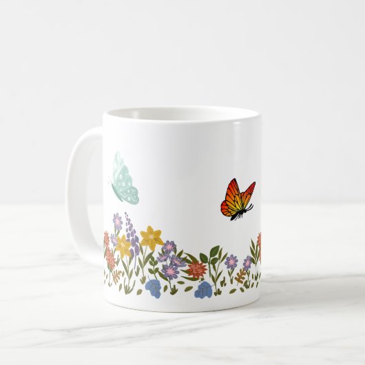 Taza primavera de cafe コーヒーマグカップ (正面左)