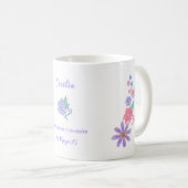 Taza Primera Comunión CECILIA コーヒーマグカップ (正面右)