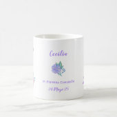 Taza Primera Comunión CECILIA コーヒーマグカップ (中央)
