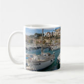 taza Puerto de Sóller en Mallorca コーヒーマグカップ (左)