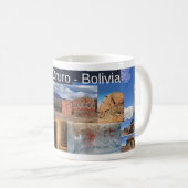 Taza recuerdo de Oruro Bolivia コーヒーマグカップ (正面右)